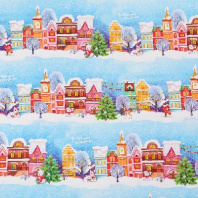 Бумага упаковочная глянцевая «Городской пейзаж», 70 × 100 см 3685827 от интернет-магазина Континент игрушек