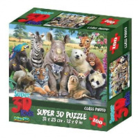 Пазл 3D 100 Экзотика живой природы от интернет-магазина Континент игрушек