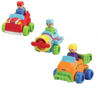 Игрушка "Нажимай и гоняй" Грузовичок,Самолет, Машинка от интернет-магазина Континент игрушек