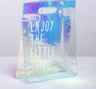 Пакет из голографического пластика Enjoy, 18 × 24 × 6,5 см от интернет-магазина Континент игрушек