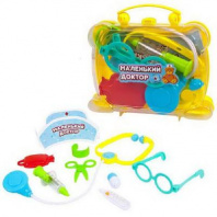 Маленький доктор. Набор доктора, в мини-чемоданчике, 8шт в дисплее