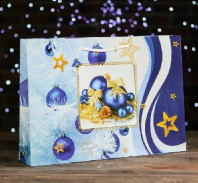 Пакет подарочный "Праздничные шарики", 38 х 53,5 х 13 см   4593493 от интернет-магазина Континент игрушек