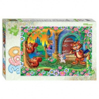 Мозаика "puzzle" 360 "Кот  в сапогах" (Любимые сказки), арт. 73073 от интернет-магазина Континент игрушек