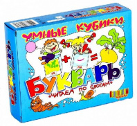 Кубики "Букварь. Читаем по слогам" 12 шт от интернет-магазина Континент игрушек