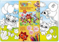 Коврик для раскрашивания. Однажды летом., арт. 04816 от интернет-магазина Континент игрушек