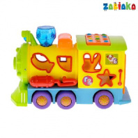 ZABIAKA "Паровоз" музыкальный, батарейки, звук SL-01746   3601999