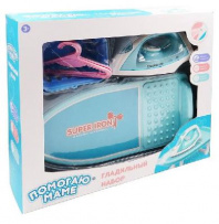 Помогаю маме. Бытовая техника. Гладильный набор с утюгом, со световыми и звуковыми эффектами, аксесс от интернет-магазина Континент игрушек