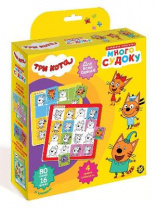 Игра развивающая. Много судоку. Три Кота. Развивающий набор. Логика для малышей от интернет-магазина Континент игрушек