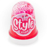 STYLE SLIME с шариками "Розовый с ароматом клубники", 130мл. от интернет-магазина Континент игрушек
