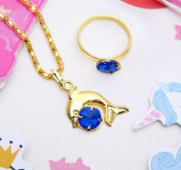 Набор детский "Выбражулька" кулон, кольцо, дельфинчик от интернет-магазина Континент игрушек