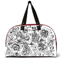 Сумка "Русские узоры" для раскраш-ния, 34х23х13см, с маркерами от интернет-магазина Континент игрушек