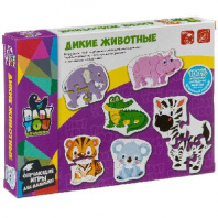 Набор пазлов Дикие животные, Bondibon, 6 пазлов, 23х17х3 см. от интернет-магазина Континент игрушек