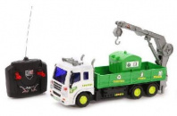 Машина на радиоуправлении Грузовик с крановой установкой, свет от интернет-магазина Континент игрушек