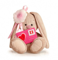 Зайка Ми с конвертом 15 см от интернет-магазина Континент игрушек