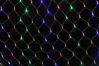 Эл гирлянда цветная сетка 200 ламп 1,8х1,8 м от интернет-магазина Континент игрушек