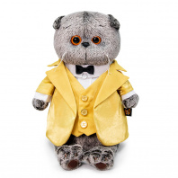 Кот Басик в золотом фраке 30 см мягкая игрушка от интернет-магазина Континент игрушек