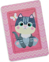 Пазл в рамке "Котенок" 6 эл (14,5*10,5 см) от интернет-магазина Континент игрушек