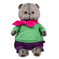 Кот Басик в комплекте из флиса 22 см. мягкая игрушка от интернет-магазина Континент игрушек