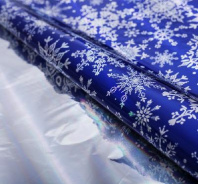 Плёнка упаковочная голография «Снежинки», 100 × 70 см от интернет-магазина Континент игрушек