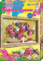 "Нежный букет" (пионы) Набор для изготовления картины от интернет-магазина Континент игрушек