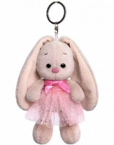 Брелок Зайка Ми в розовой юбке и с бантиком от интернет-магазина Континент игрушек