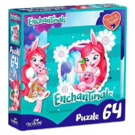 Пазл 64 Энчантималс+магнитик Бри Кроля и Твист от интернет-магазина Континент игрушек