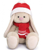 Зайка Ми Большой в шапке и шарфе от интернет-магазина Континент игрушек