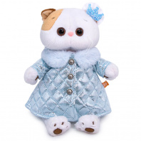 Кошка Ли-Ли в стеганном пальто 24 см мягкая игрушка от интернет-магазина Континент игрушек