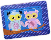 Пазл в рамке "Совята" 4 эл (14,5*10,5 см) от интернет-магазина Континент игрушек