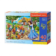 Пазл Castorland Сказки 40 деталей maxi, Белоснежка от интернет-магазина Континент игрушек