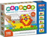 Мозаика (диаметр 40мм/100 деталей) с прозрачным полем от интернет-магазина Континент игрушек