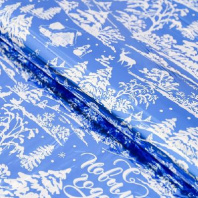 Бумага упаковочная голография «Зимний лес», 70 × 100 см 3469030 от интернет-магазина Континент игрушек