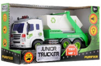 Мусоровоз 1:16, инерционный, световые и звуковые эффекты, 28.5x8.5x16см от интернет-магазина Континент игрушек