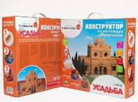 Конструктор "УСАДЬБА" из настоящих кирпичиков 484 детали от интернет-магазина Континент игрушек