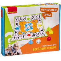 Обучающие игры Bondibon Настольная игра «ВЕСЕЛЫЙ СПОРТ», BOX 35×29×4,5 см от интернет-магазина Континент игрушек