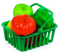 Игровой набор продуктов №13 с корзинкой, 7 предметов от интернет-магазина Континент игрушек