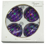 Набор елочных игрушек -  шаров от интернет-магазина Континент игрушек