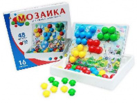 Мозаика-чемодан со схемами в коробке серия "Мозайкин" от интернет-магазина Континент игрушек