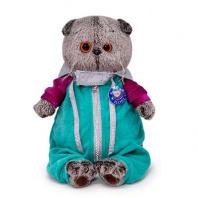 Кот Басик в комбинезоне "Космос" 19 см мягкая игрушка от интернет-магазина Континент игрушек