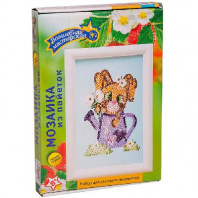 Набор для творчества Мозаика из пайеток "Зайка" от интернет-магазина Континент игрушек