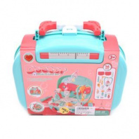 Игровой набор Доктор в чемод., в компл.16предм., свет, звук, бат.AAA*2шт., AG13*2шт., AG10*4шт. не в