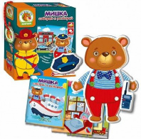 Игра с подвижными деталями "Мишка"