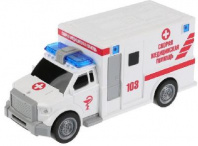 Инерционная машина - Скорая помощь, 19,5 см от интернет-магазина Континент игрушек