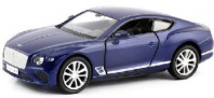 Машина металлическая RMZ City 1:32 The Bentley Continental GT 2018 (цвет синий) от интернет-магазина Континент игрушек