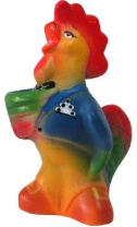 Петух 15 см, игрушка ПВХ