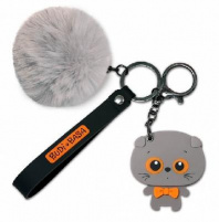 Брелок зеркало кот Басик от интернет-магазина Континент игрушек