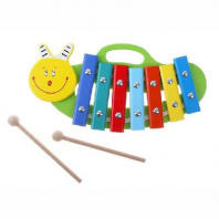 Ксилофон Улитка 7 нот окраш-й от интернет-магазина Континент игрушек