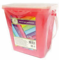 Мел цветной, толстый 12 штук, 4 цвета от интернет-магазина Континент игрушек