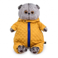 Кот Басик в стеганом комбинезоне 19 см от интернет-магазина Континент игрушек