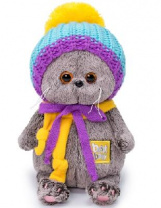 Кот Басик BABY в вязаной шапке мягкая игрушка от интернет-магазина Континент игрушек